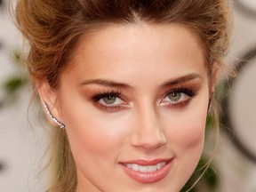 Amber Heard at the 2014 Golden Globes