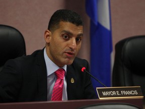 Mayor Eddie Francis at a council meeting on  January 27, 2013.          (TYLER BROWNBRIDGE/The Windsor Star)