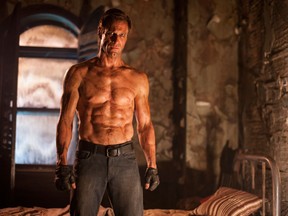 This image released by Lionsgate shows Aaron Eckhart in a scene from "I, Frankenstein." ( Ben King/Associated Press/Lionsgate)