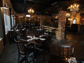 The dining area at  Koolini's  restaurant is seen in Windsor on Tuesday, January 21, 2013. The restaurant will suspend the dinning room operation to make room for an expanded catering business.                         (TYLER BROWNBRIDGE/The Windsor Star)