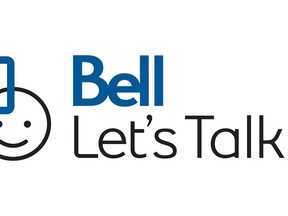 The Bell Let's Talk logo is pictured in this handout photo. (The Windsor Star)