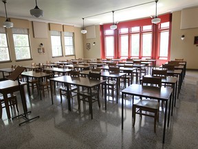 An empty classroom is pictured in this Windsor Star file photo. (The Windsor Star)