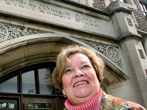 Windsor heritage advocate Pat Malicki is shown at Prince Edward public school in this 2010 file photo. (Scott Webster / The Windsor Star)