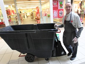 In this file photo, Scotty MacKenzie comments Mon. Jan. 27, 2014, about raising the minimum wage. He works as a custodian at the Devonshire Mall and thinks it's a good idea.  (DAN JANISSE/The Windsor Star)