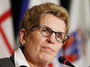 Premier Kathleen Wynne is pictured in this file photo. CANADIAN PRESS/Mark Blinch