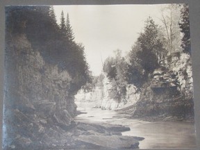 1900 photo of Elora Gorge: $125