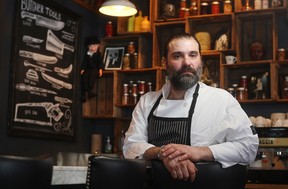 Chef David Dimoglou, shown in The Willistead restaurant in Windsor, worked for 12 years in Toronto before returning to Windsor to open The Willistead. (TYLER BROWNBRIDGE / The Windsor Star)
