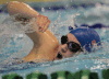 Sandwich’s Sarah Nichol competes in the senior girls 100 M freestyle during the 2014 WECSSAA high school swimming championships at the Windsor International Aquatic and Training Centre Saturday. (JASON KRYK/The Windsor Star)