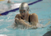 Leamington’s Marissa Mathewson competes in the senior girls 100M breaststroke during the WECSSAA high school swimming championships at the Windsor International Aquatic and Training Centre Monday. (JASON KRYK/The Windsor Star)