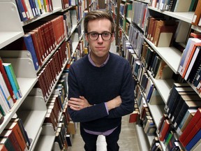 Third-year law student Chris Rudnicki is photographed at the University of Windsor in Windsor on Monday, February 10, 2014.                                  (TYLER BROWNBRIDGE/The Windsor Star)