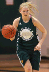 St. Clair’s Kelly Rizea dribbles the ball during practice Monday. (DAN JANISSE/The Windsor Star)