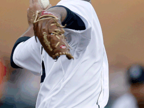 Detroit's Drew Smyly throws a pitch against Cleveland at Comerica Park. (Photo by Gregory Shamus/Getty Images)