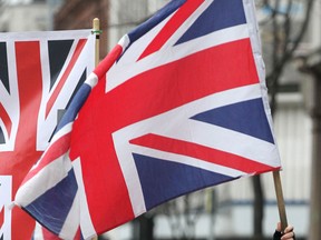 The British flag, the Union Jack. (Getty Images files)