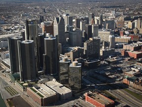 An aerial view of Detroit. (Getty Images files)