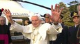 Pope Benedict bids farewell on the last day of his Pontificate (Photo courtesy of Salt and Light Catholic Media Foundation, Catholic News Service and Vatican Photographic Service.)