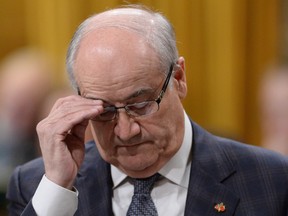 Veterans Affairs Minister Julian Fantino should bow his head in shame over the way he's treated Canada's war veterans. (THE CANADIAN PRESS/Sean Kilpatrick)