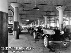 The original Dodge Truck main assembly line is pictured during its heyday at the corner of Tecumseh Road and McDougall Avenue in this undated file photo. (FILES/The Windsor Star)