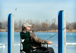 Ray Larocque goes fishing at Lakeview Marina in Windsor, Ont. in this March 2010 file photo. (Kristie Pearce / The Windsor Star)