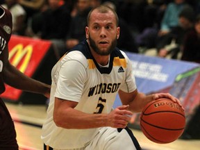 Windsor's Enrico Diloreto drives to the basket against McMaster during OUA men's basketball action at the St. Denis Centre, Saturday, Feb. 8, 2014. (DAX MELMER/The Windsor Star)