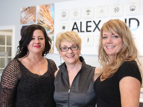 Carol Weepers and her daughters Adria (left) and Amy welcome customers at their new Rosser Reeves Jewellers' location.
- Anna Cabrera Cristofaro/Special to The Star