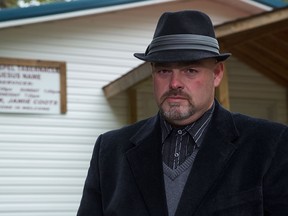 In this 2013 photo provided by National Geographic Channel, Jamie Coots, a pastor in Middlesboro, Ky., who appeared on the National Geographic television reality show "Snake Salvation," poses for a photo. Coots died Sunday, Feb. 16, 2014, after being bitten by a snake. (AP Photo/Courtesy National Geographic Channel)