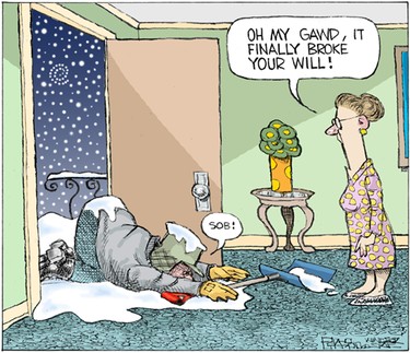 Mike Graston's Colour Cartoon For Wednesday, March 12, 2014