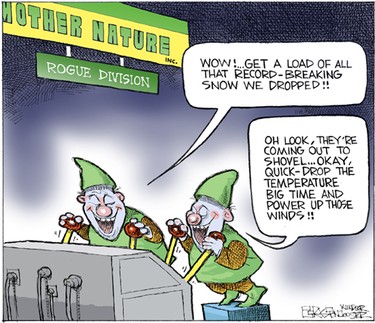 Mike Graston's Colour Cartoon For Thursday, March 13, 2014