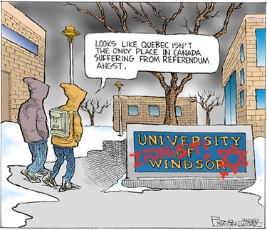 Mike Graston's Colour Cartoon For Saturday, March 15, 2014