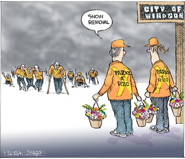Mike Graston's Colour Cartoon For Saturday, March 29, 2014