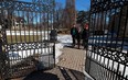 In this file photo, Walkerville High School students William MacLean, left, Alexandria Faubert, Jake Kribs and his brother John Kribs, behind, use paved paths at Willistead Park while on a break from classes Monday March 17, 2014. (NICK BRANCACCIO/The Windsor Star)