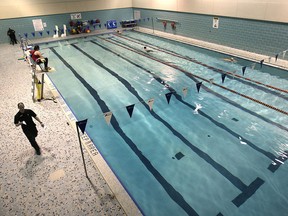The YMCA pool in downtown Windsor, Ont. is shown on Wednesday, March 26, 2014. The pool will close in about a month. (DAN JANISSE/The Windsor Star) (