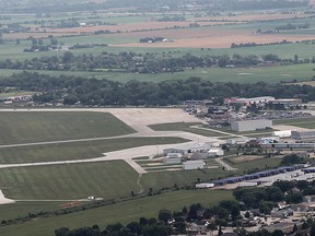 An aerial photo of Windsor International Airport is pictured in this 2011 file photo. (DAN JANISSE/The Windsor Star)
