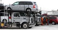Windsor-built Chrysler minivans are prepared for shipment near the Walker Road gates Tuesday March 4, 2014. (NICK BRANCACCIO/The Windsor Star)