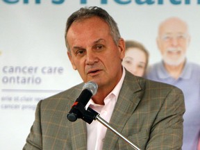 Gary Switzer, CEO, Erie St. Clair LHIN, speaks at a press conference at Windsor Regional Hospital in Windsor on Friday, March 7, 2014.  (TYLER BROWNBRIDGE/The Windsor Star)