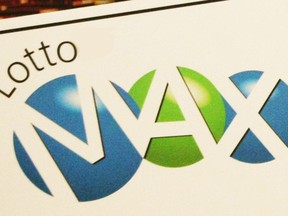 The Lotto MAX logo in a 2010 file photo. (Bruce Edwards / Edmonton Journal)