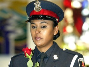 Const. Dorothy Nesbeth in full dress uniform in a 2004 file photo. (Nick Brancaccio / The Windsor Star)