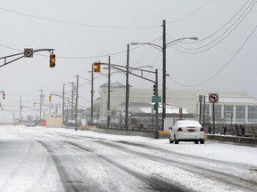 A New Jersey roadway is shown in this March 2014 file photo. (Dale Gerhard / Associated Press)