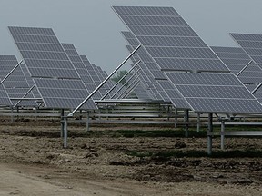 File photo of a solar farm in Amherstburg in 2011. (Windsor Star files)