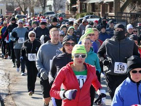 Runners are seen in this file photo. (DAX MELMER/The Windsor Star)