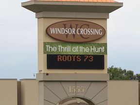 The sign at Windsor Crossing mall is shown in a file photo. (The Windsor Star)