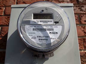 Smart meter on home in East Riverside Wednesday March 16, 2011.  (NICK BRANCACCIO/The Windsor Star)