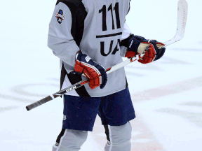 Anthony Salinitri was drafted by the Soo Greyhounds Saturday. (AARON BELL/OHL Images)