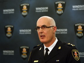 Windsor Police chief Al Frederick.              (TYLER BROWNBRIDGE/The Windsor Star)