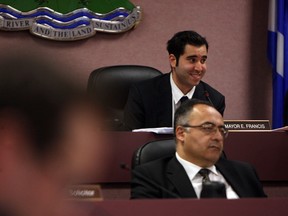 Councilor Al Maghnieh takes over for Mayor Eddie Francis during a regular city council meeting at city hall in Windsor on Monday, April 7, 2014.                          (TYLER BROWNBRIDGE/The Windsor Star)