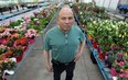 Fred Bouzide from Fred's Farm Fresh is seen with the start of his seasonal flowers at his store in Windsor on Wednesday, April 30, 2014. Fred's has many varieties but like many others does not have any Impatiens yet. He is expecting a shipment this weekend.                     (TYLER BROWNBRIDGE/The Windsor Star)