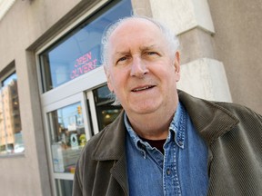 Robert McCloskey outside of the LCBO store in downtown Windsor on  April 1, 2014. McCloskey would like more details regarding the sale of liquor in grocery stores.  (TYLER BROWNBRIDGE/The Windsor Star)