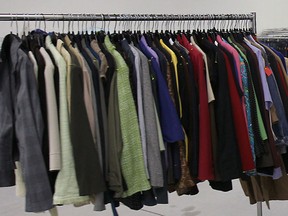 A rack of gently used clothing. (Windsor Star files)