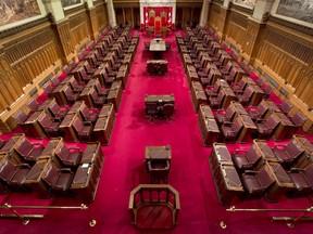The Senate chamber. (CANADIAN PRESS/Adrian Wyld)