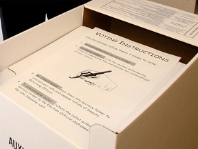 A City of Windsor ballot box during the 2010 municipal election. (Scott Webster / The Windsor Star)