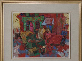 Andre Bieler painting: $10,000